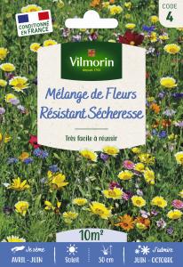 Mélange Résistant Sécheresse - 10 m² - Mélange de fleurs